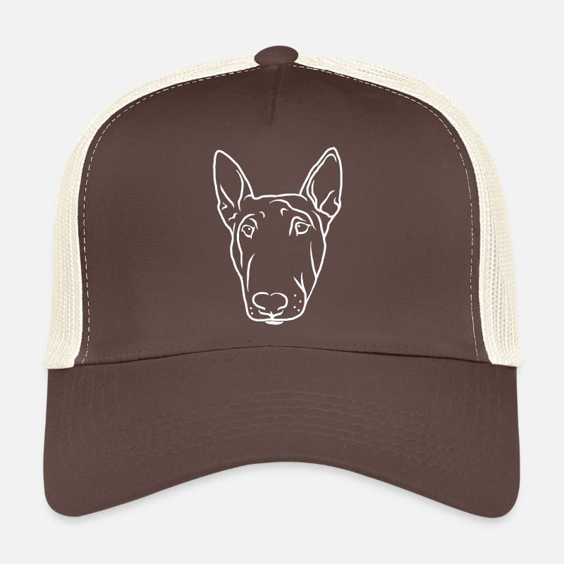 Tête de Bull Terrier Casquette trucker 