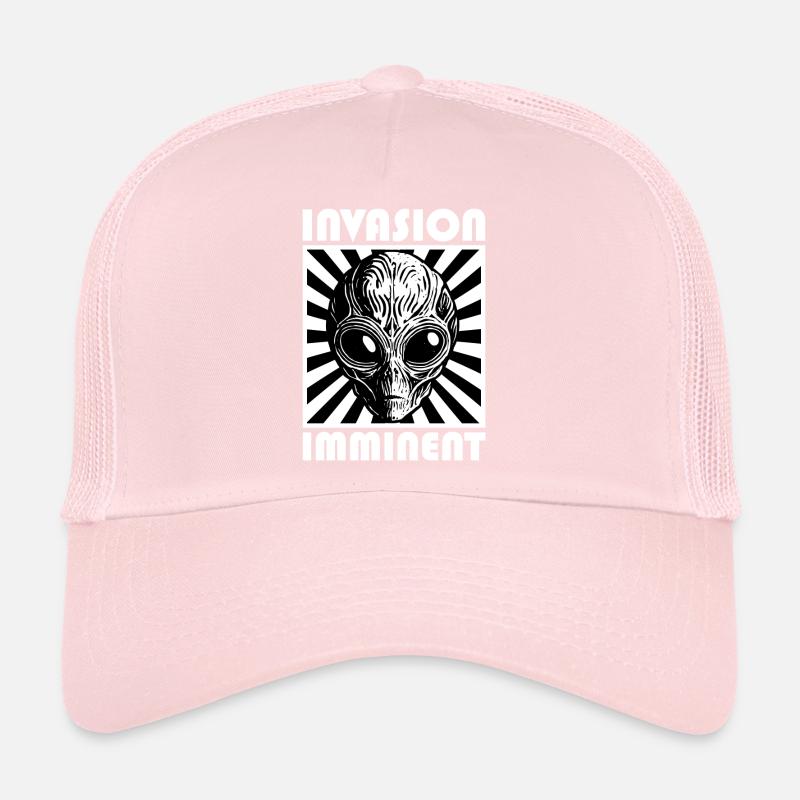 Alien Invasion Punk Artwork Casquette trucker 