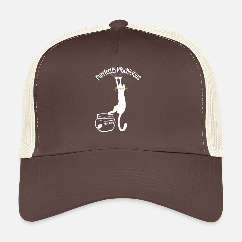 Purrfectement espiègle Casquette trucker 