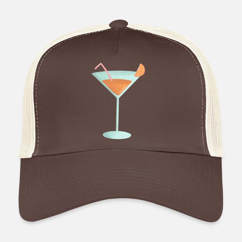 Orangen-Cocktail Trucker Cap