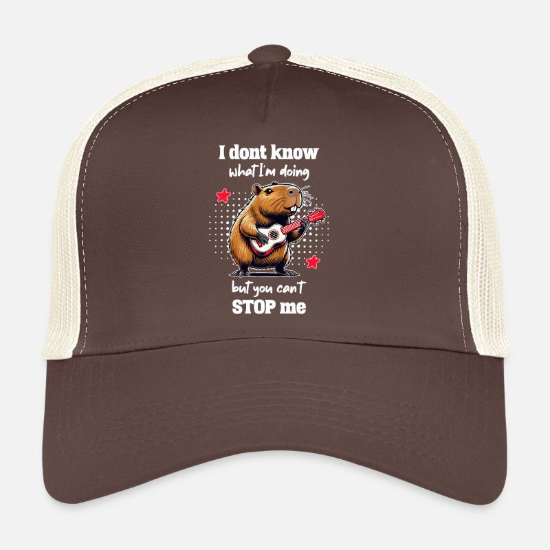 Je ne sais pas ce que je fais - Capybara drôle Casquette trucker 