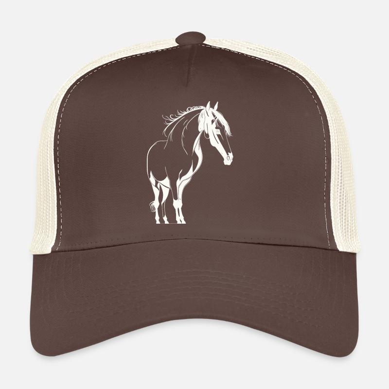 Cheval majestueux Casquette trucker 