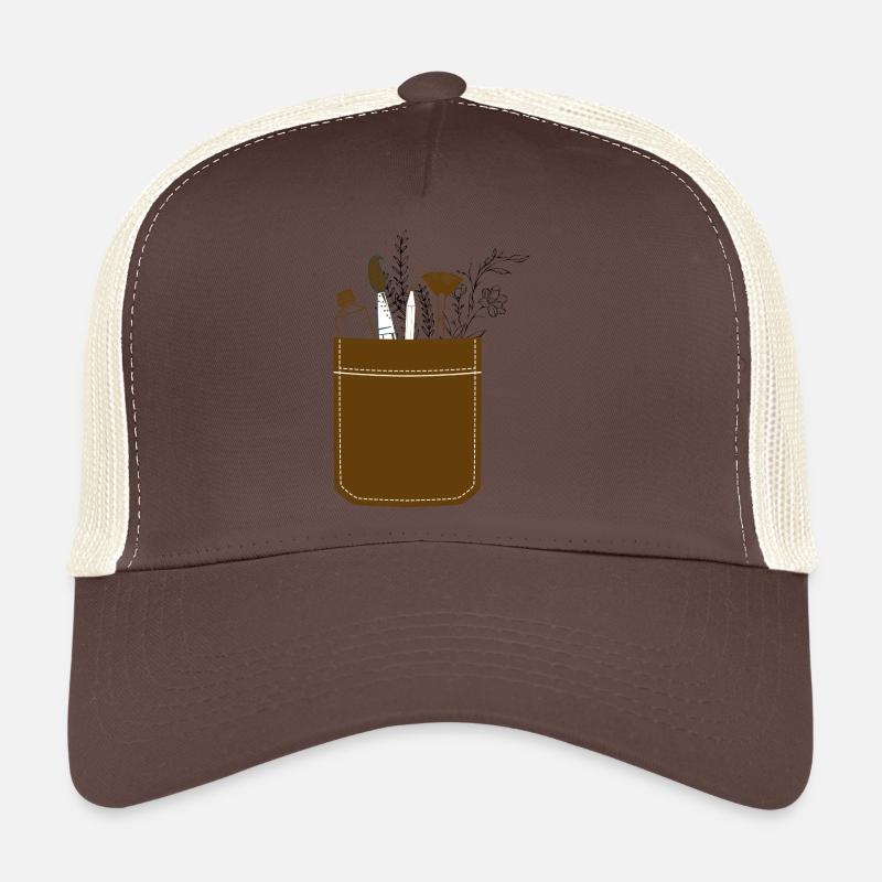PocketArt - Trucker Cap - Braun/Beige