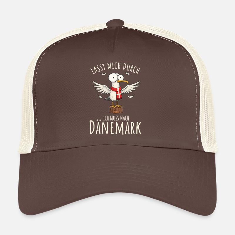Lasst mich durch ich muss nach Dänemark - Trucker Cap - Braun/Beige