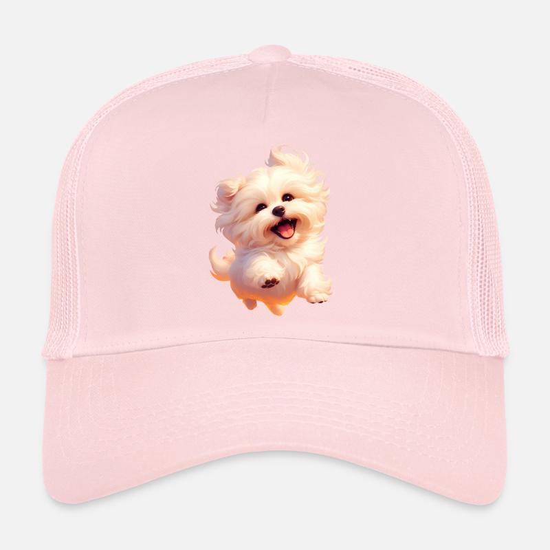 🐾 Chiot maltais 3 🐾 Casquette trucker 