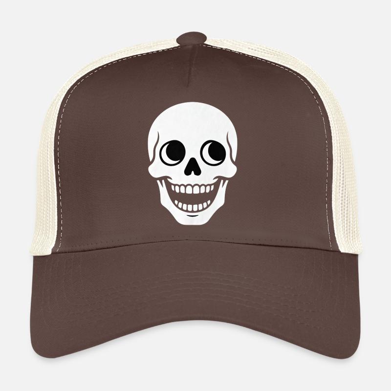Crâne Casquette trucker 