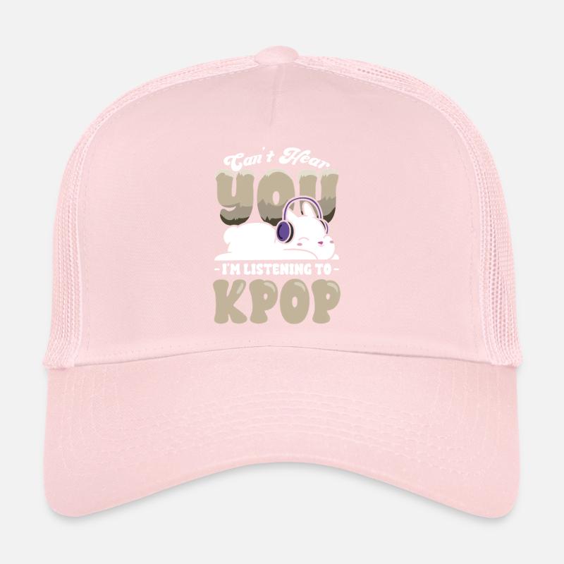 Kpop Hase mit Kopfhörern Trucker Cap