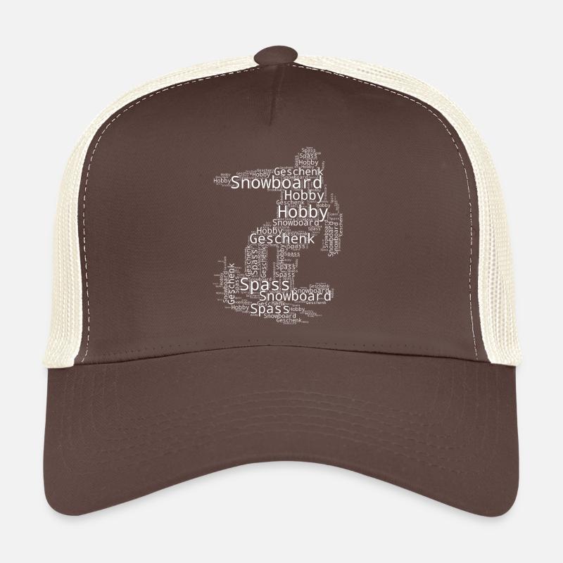 Illustration de snowboard pour snowboard Casquette trucker 