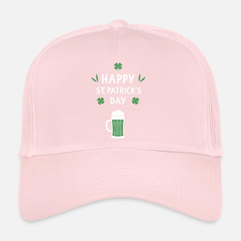 Saint-Patrick Bière et Trèfles Casquette trucker 