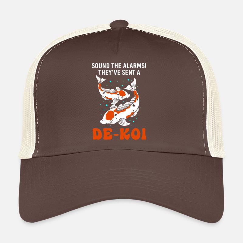 Koi Koi Koi Koi Koi Poisson Koi Carpe Casquette trucker 
