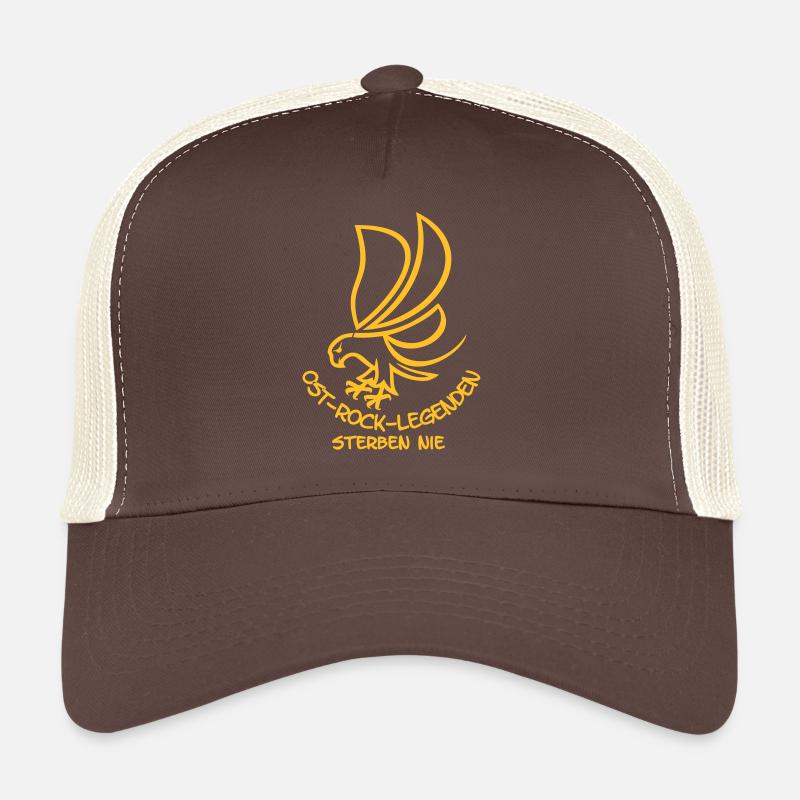 Adler Ostrock Legenden Greif Flügel Schwinge bird - Trucker Cap - Braun/Beige