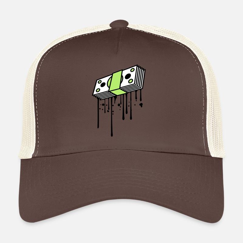 déposer des billets de graffiti buendel dollar gettin Casquette trucker 
