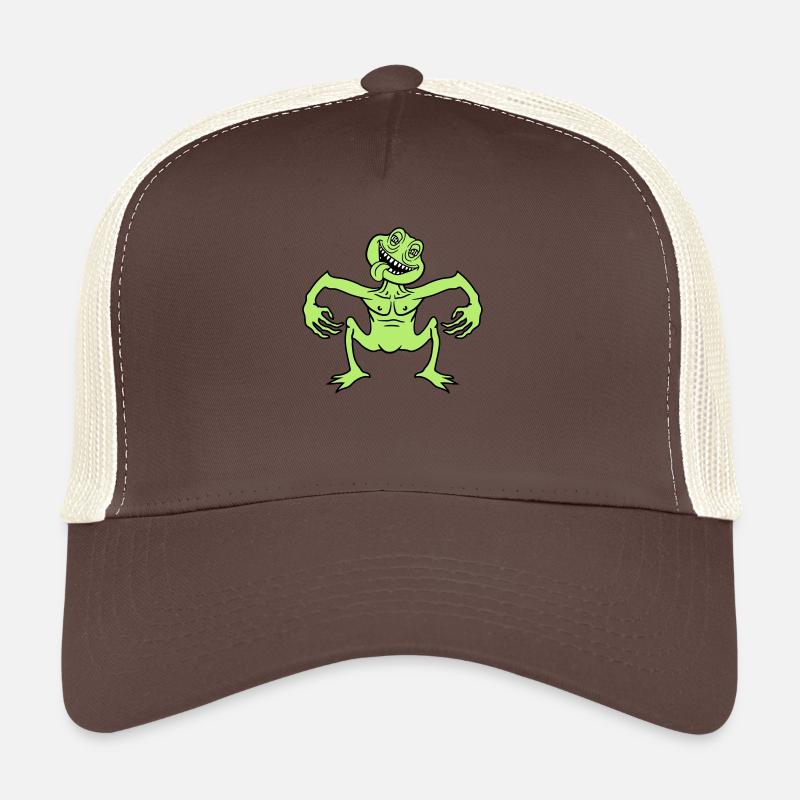 verrueckt daemon gnom klein horror halloween gesic Trucker Cap