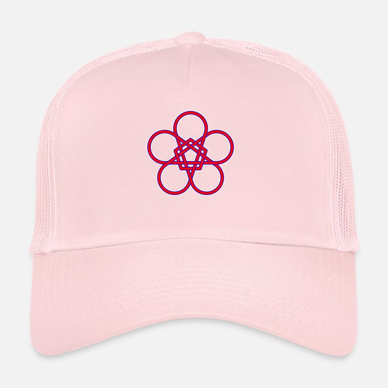 Le Pentagone et les cercles Casquette trucker 