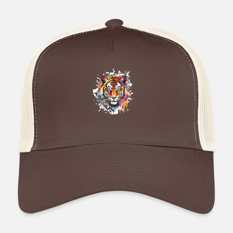 Tiger Animal Trucker Cap