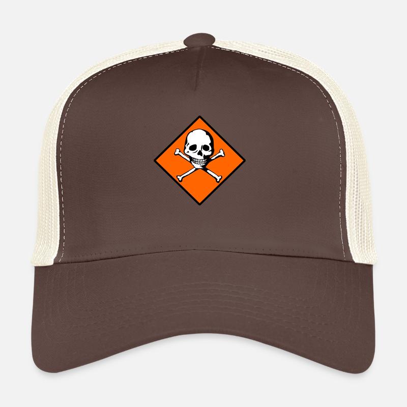 Crâne et os Casquette trucker 