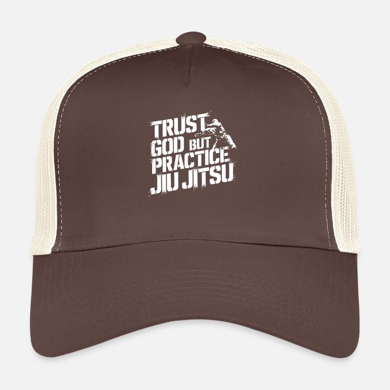 Focus and technique in Jiu Jitsu Trucker Cap