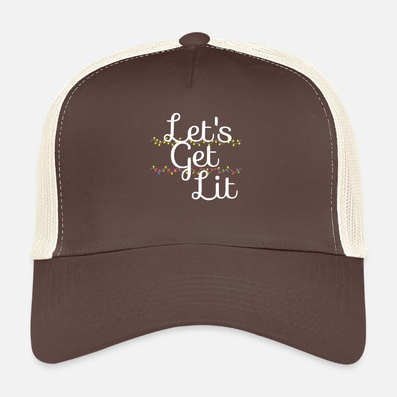Let's get lit Casquette trucker 