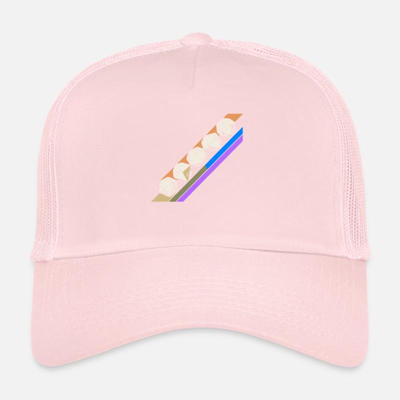Rétro minimaliste polyédrique jeu de dés de table RPGP Casquette trucker 