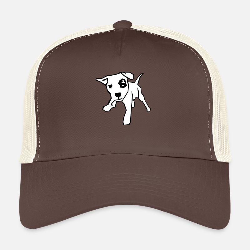 Chiot - Casquette trucker  - marron/beige