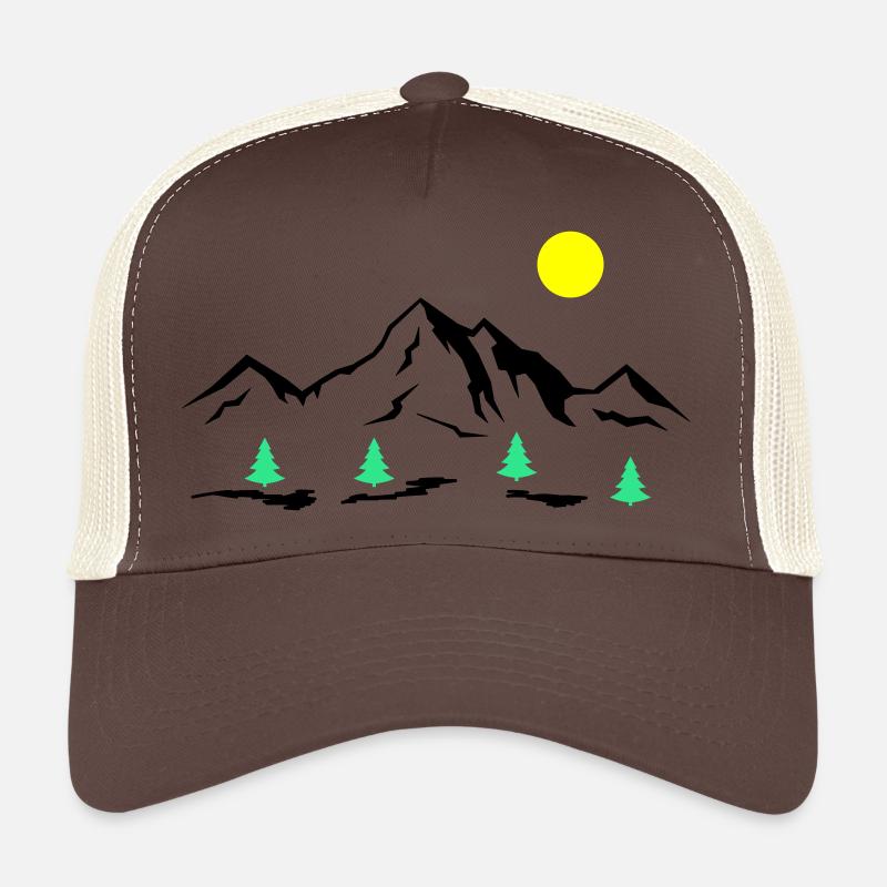 Mountains Trucker Cap