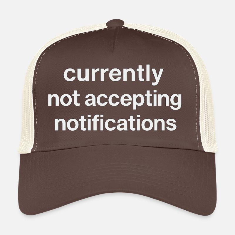 n’accepte actuellement pas les notifications - Casquette trucker  - marron/beige