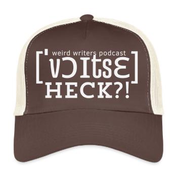[ˈvɔɪtsɛ] heck! - Trucker Cap - Braun/Beige - Vorne