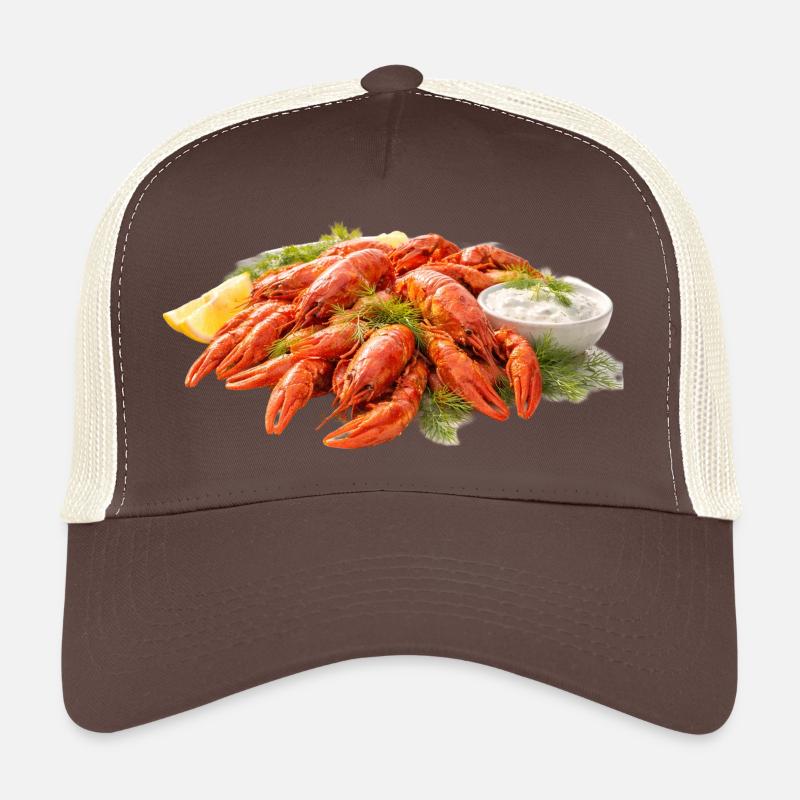 Crayfish - Trucker Cap - brown/beige