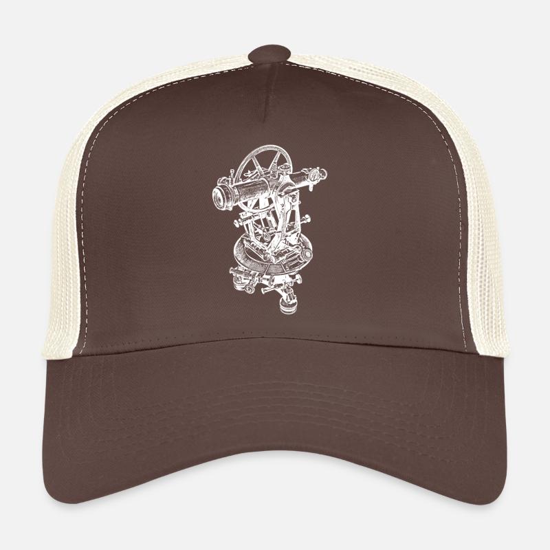 Theodolit 3 W - Trucker Cap - Braun/Beige