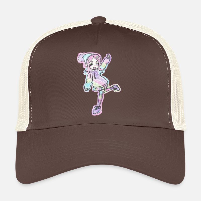 Inkling Mädchen | Pink | Splatoon Trucker Cap