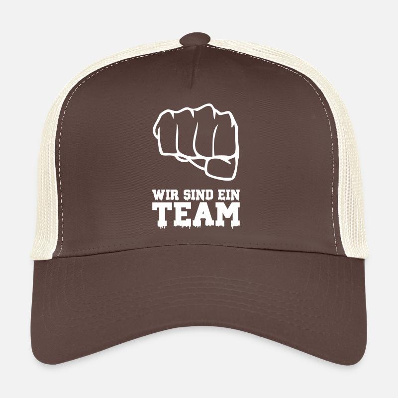 wir sind ein team 1 Trucker Cap