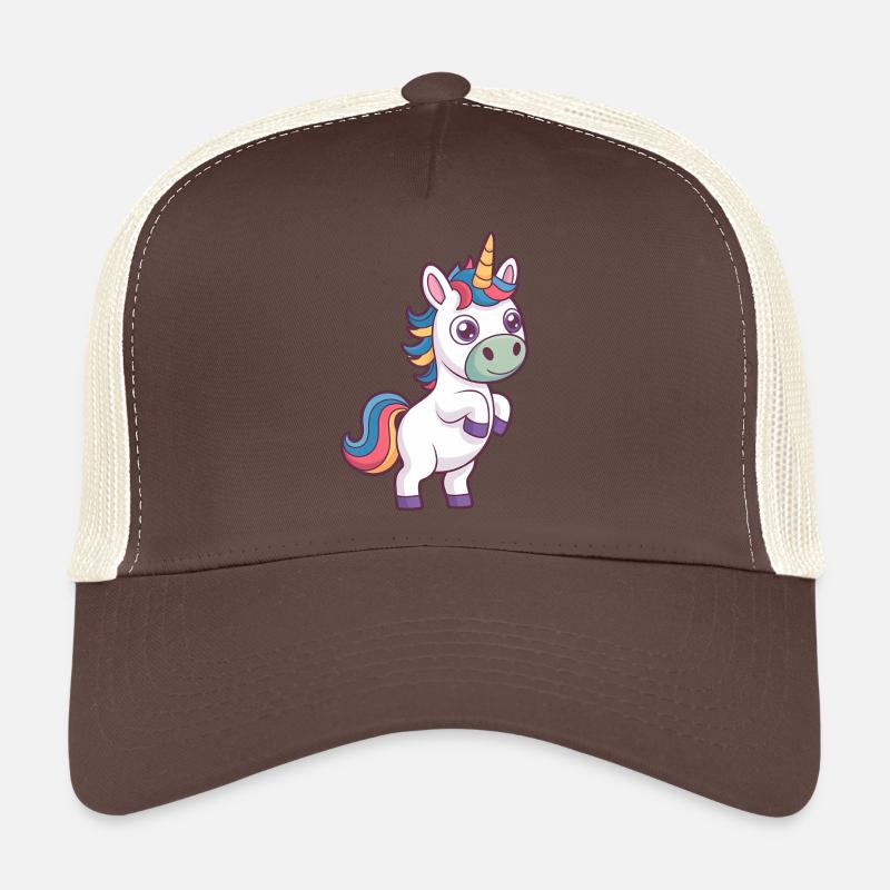 Einhorn mit sozialer Distanz Trucker Cap