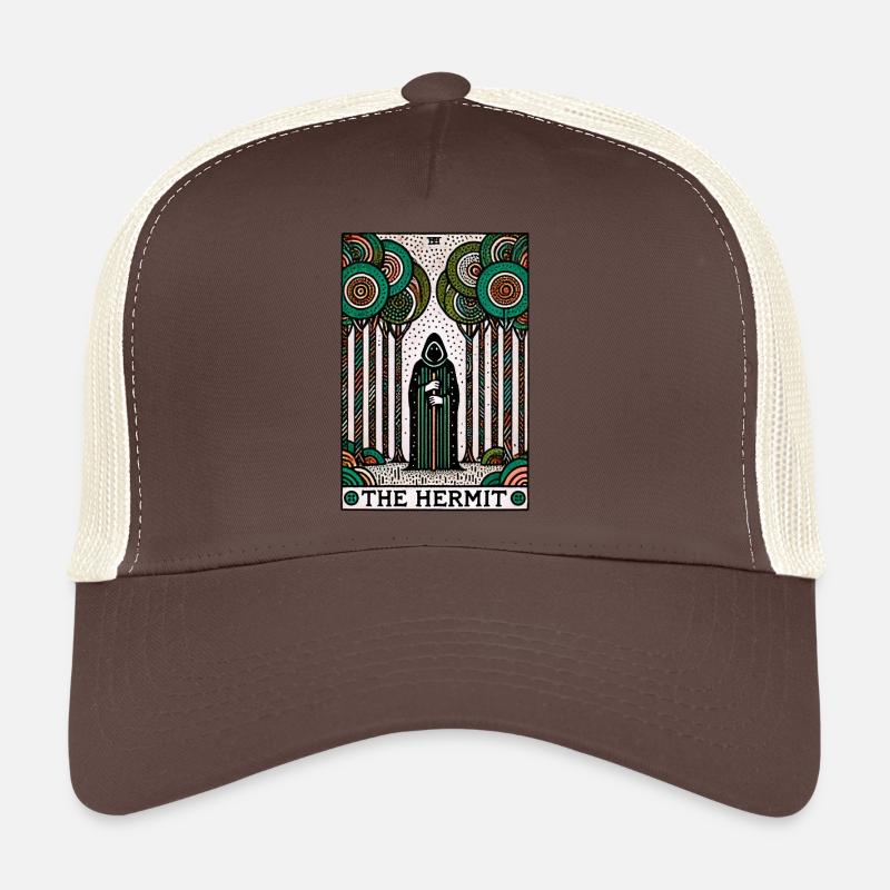 Die Einsiedler-Tarotkarten-Illustration Trucker Cap