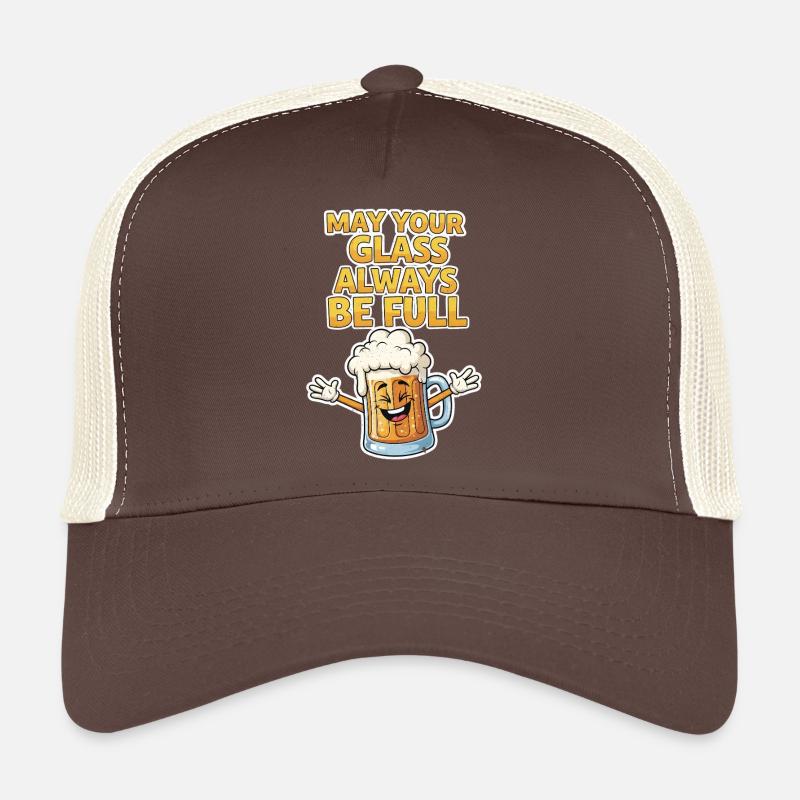 Bierglas Spruch Motiv Trucker Cap