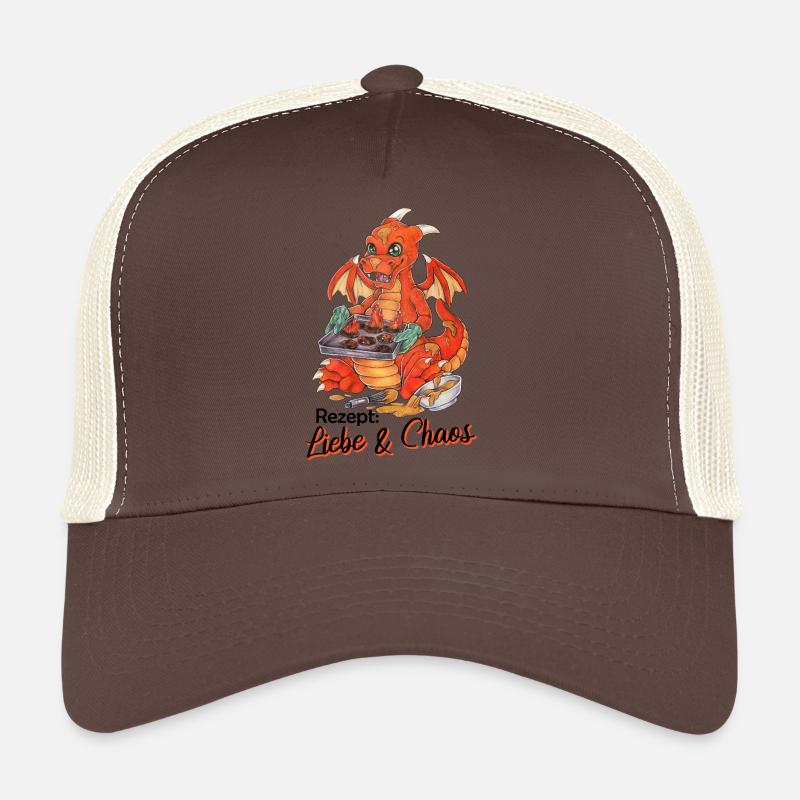 Drôle de biscuits dragon cuisson Noël Casquette trucker 