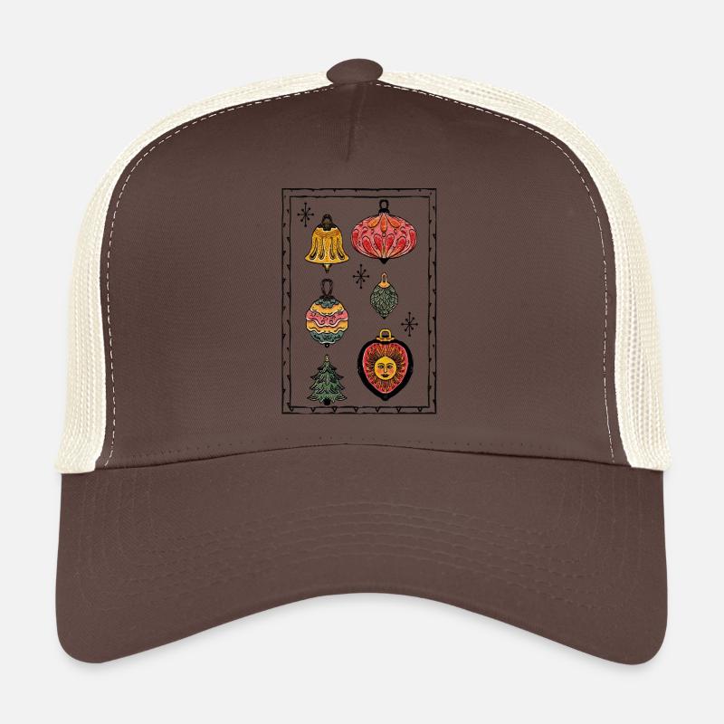 Bunte Weihnachtsornamente  Trucker Cap