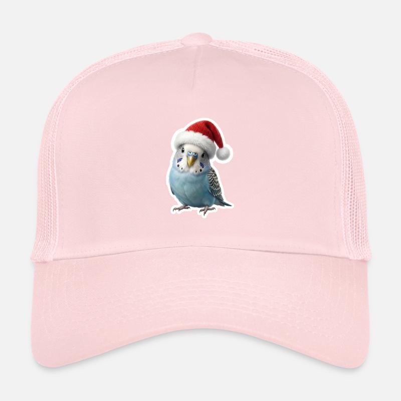 Perruche bleue chantant des chants de Noël Casquette trucker 