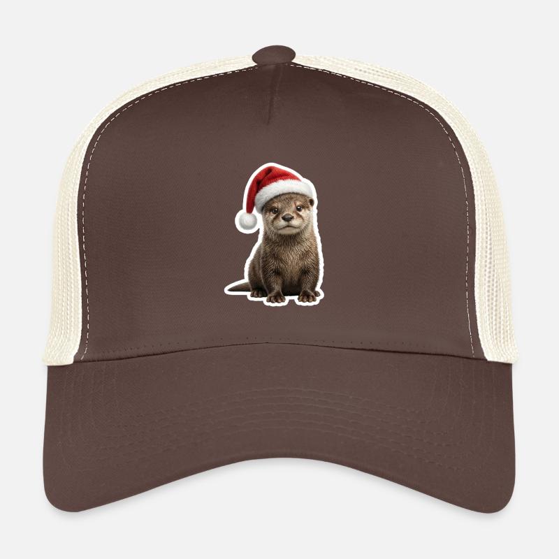 Putziger Otter bereit fuers Fest Trucker Cap