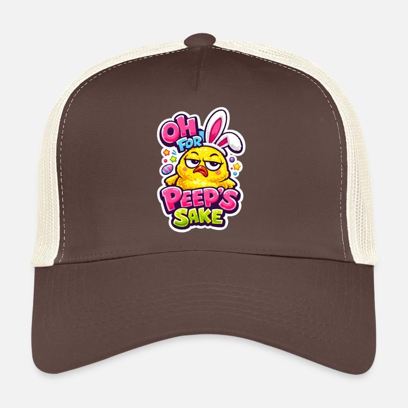 Happy Easter Easter Chick Vintage Trucker Cap