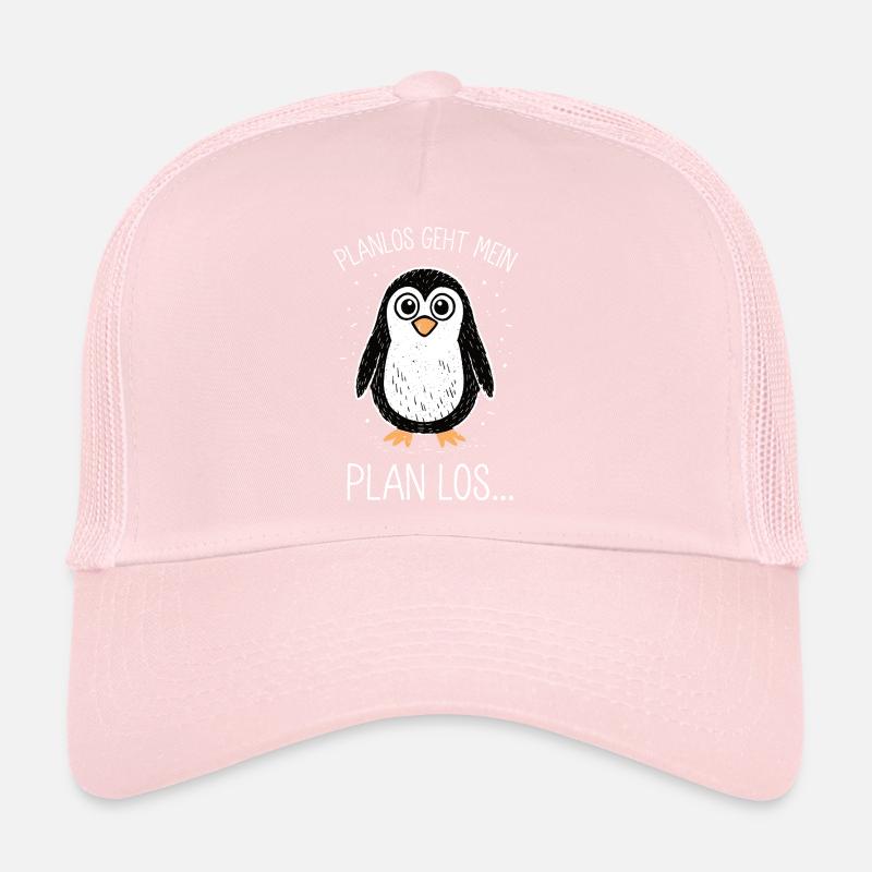 Planlos geht mein Plan los – Lustiger Pinguin Trucker Cap