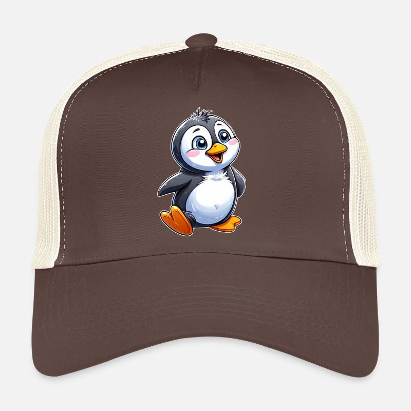 Charme de Pingouin Câlin Casquette trucker 