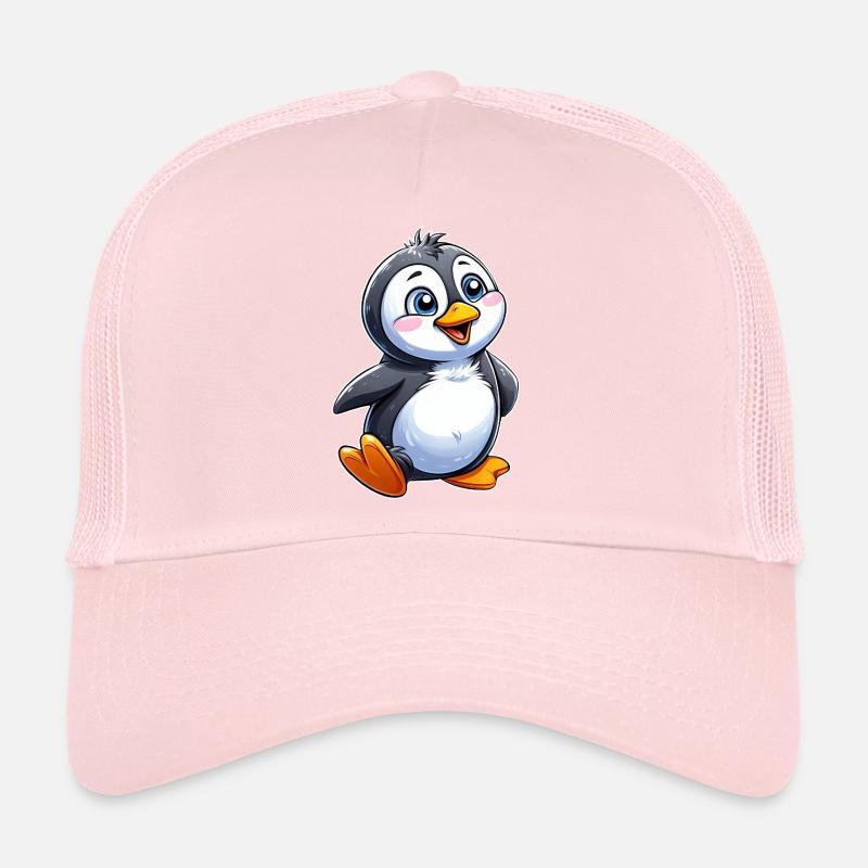 Charme de Pingouin Câlin Casquette trucker 