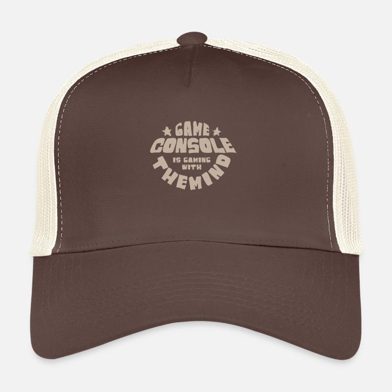 Console de jeu rétro pour les vrais joueurs Casquette trucker 