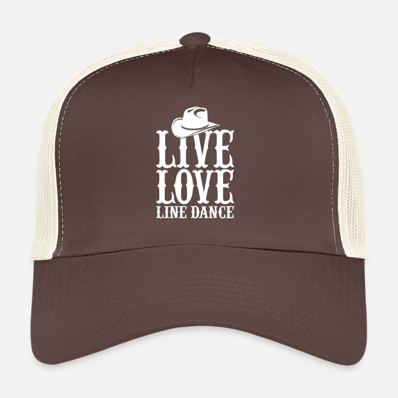line dance - Trucker Cap - brown/beige