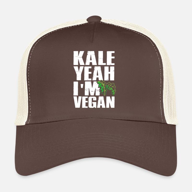 Kale Yeah I am Vegan Trucker Cap