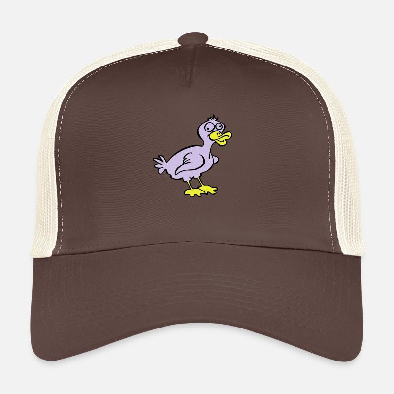 Dumb Duck - Trucker Cap - brown/beige