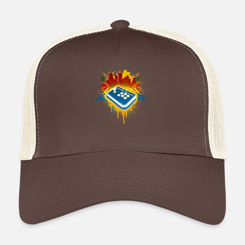 Arcade Gamer-Stadt Trucker Cap