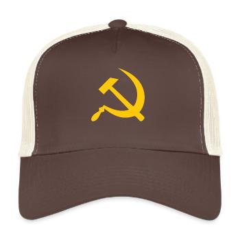 Communisme - Casquette trucker  - marron/beige - Devant