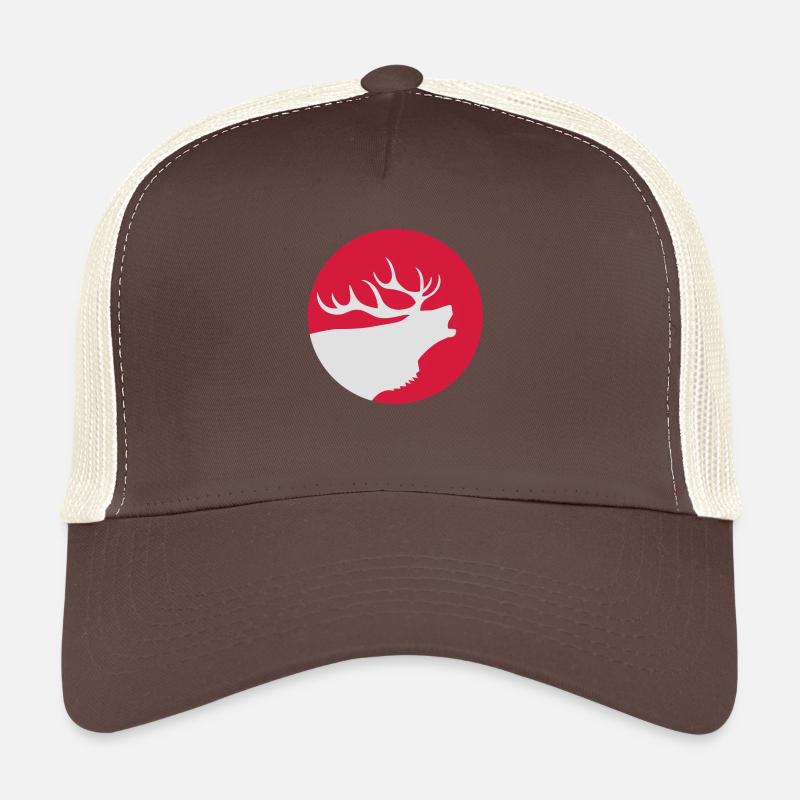 Roaring conception de cerfs communs Casquette trucker 