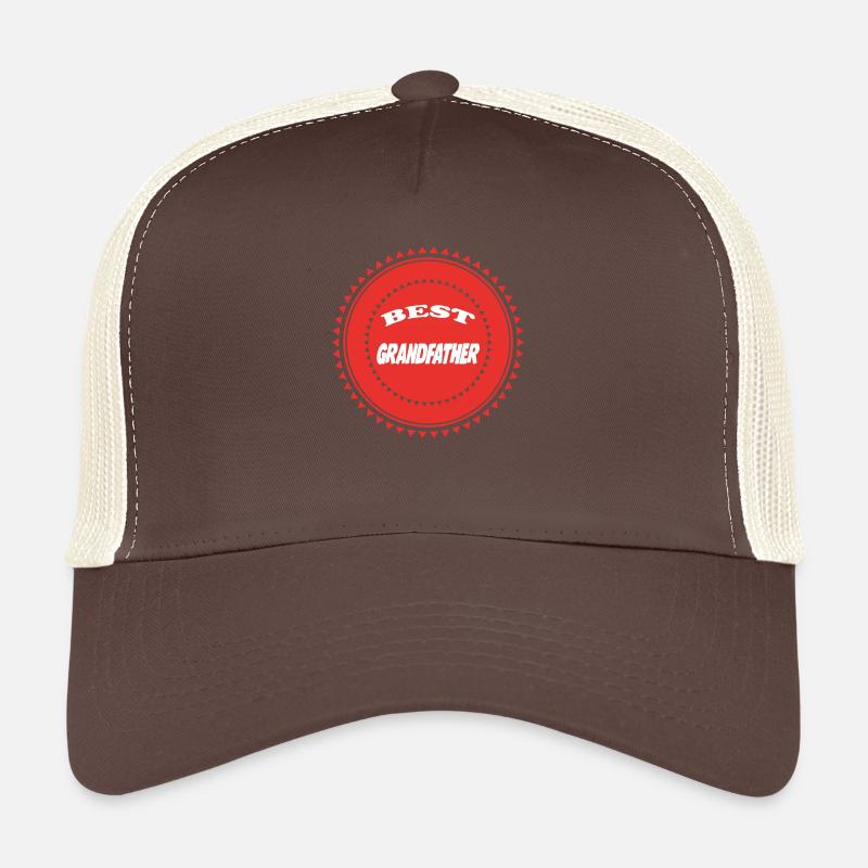 BESTER PAPY OPA OMA - Trucker Cap - Braun/Beige